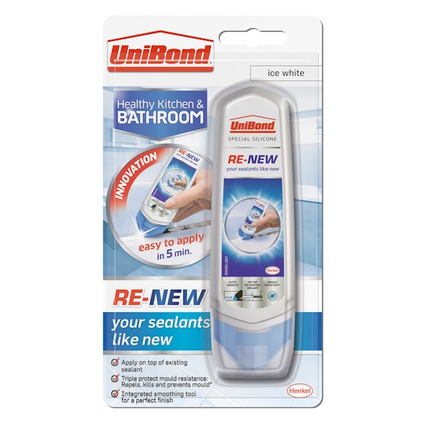 UniBond Re-new white bathroom sealant