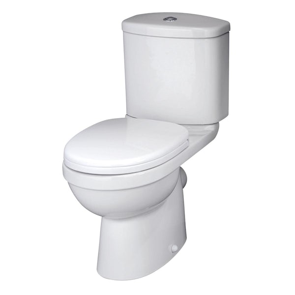 Ivo close coupled toilet with soft close seat