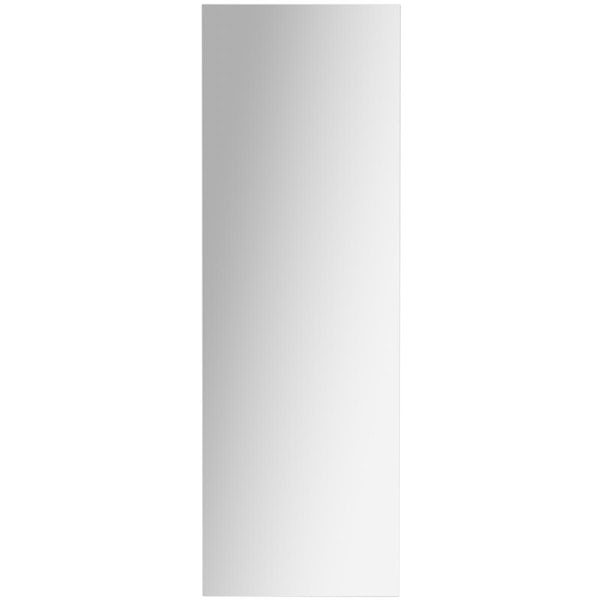 Accents white aluminium mirror cabinet 900 x 300mm