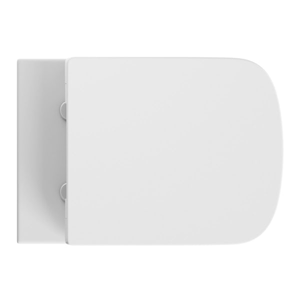 Carter back to wall toilet inc soft close seat