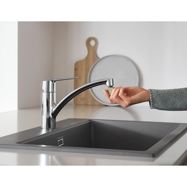 Grohe Start single lever low spout kitchen mixer tap