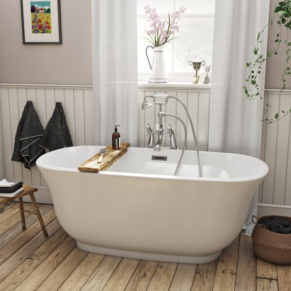 The Bath Co. Camberley traditional freestanding bath offer pack