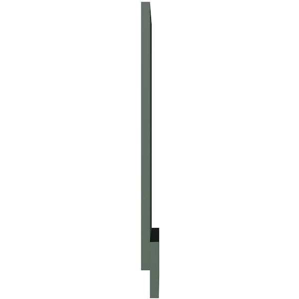 Accents green straight bath end panel 700mm