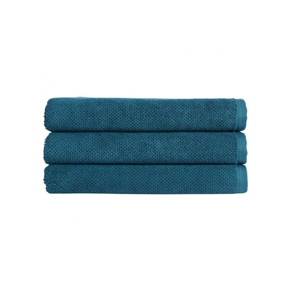 Christy Brixton peacock hand towel