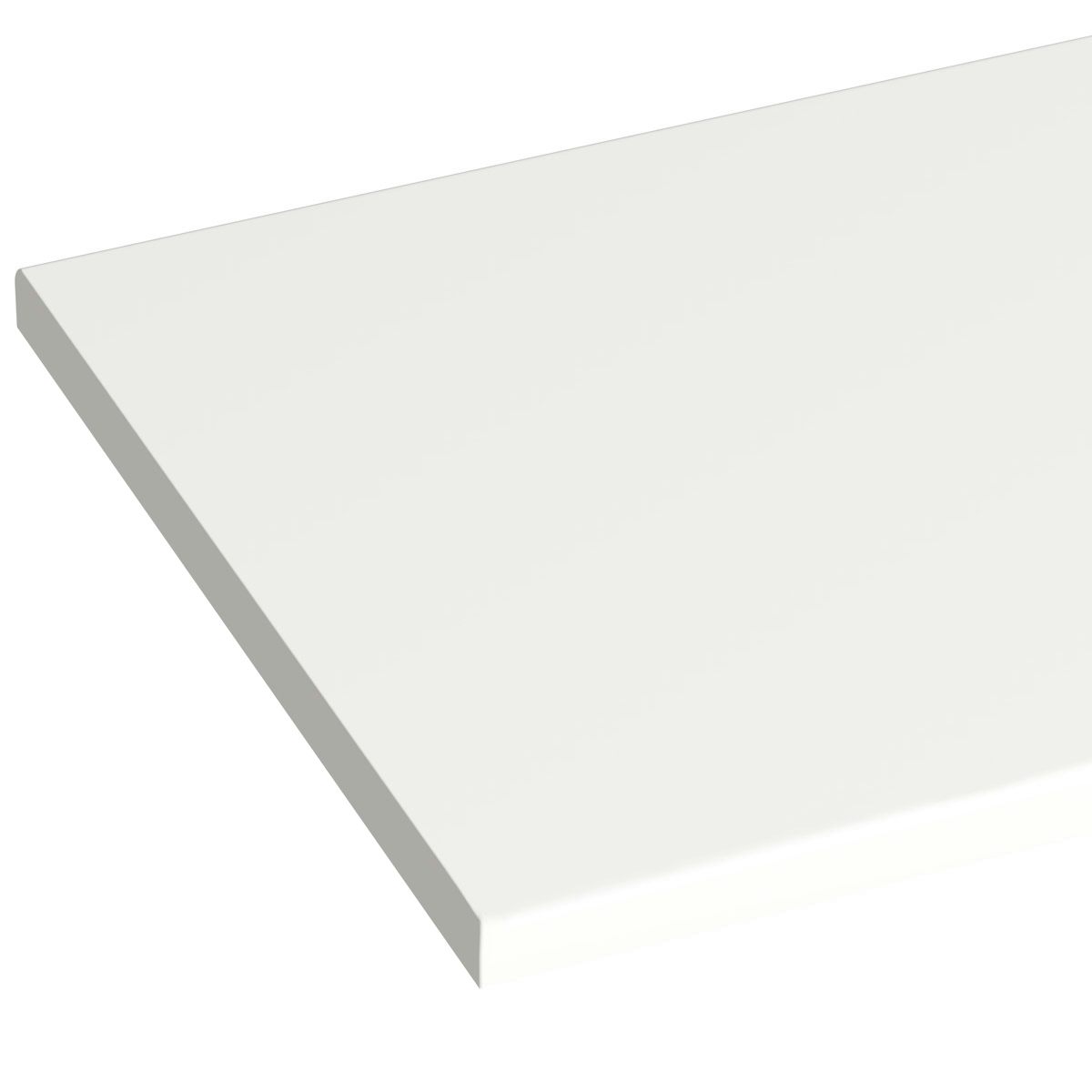 Reeves Wharfearctic white laminate worktop 337 x 1500mm at VictoriaPlum.com