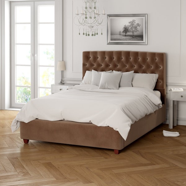 Sleeping Beauty Cappuccino Super King Size Bed