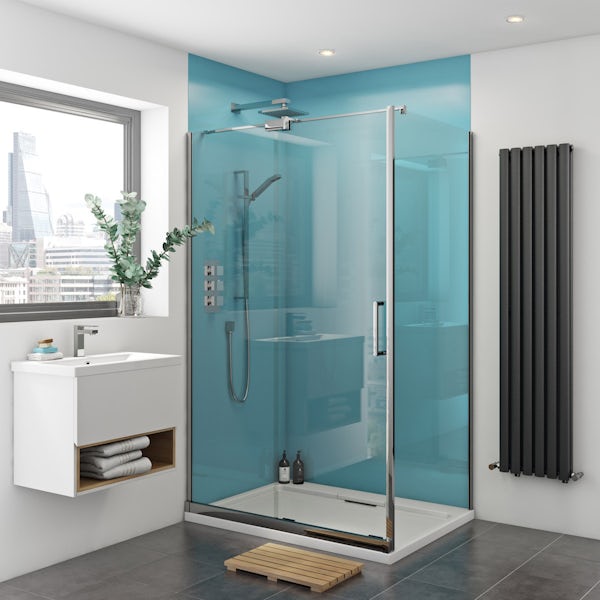 Water Acrylic Shower Wall Panel 2440 X, Acrylic Shower Surround Ideas