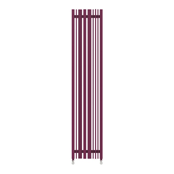 Sherwood purple violet vertical radiator 1600 x 330
