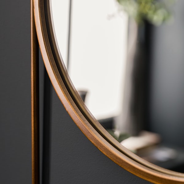 Accents Emerson mirror in bronze 630 x 420mm