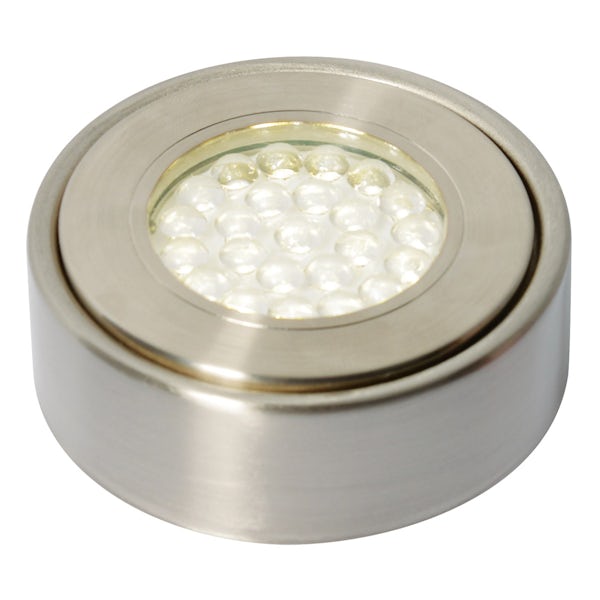 Forum Uri 1.5w daylight white LED satin nickel under cabinet light