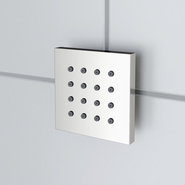 Cubik Complete Thermostatic Ceiling Shower Set