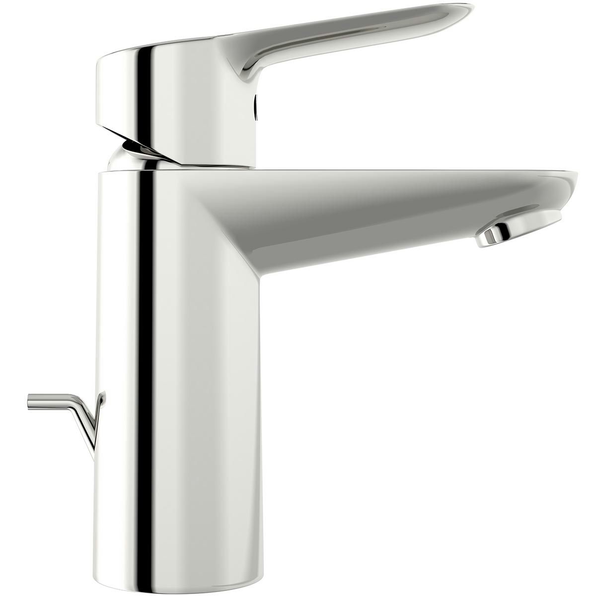 Grohe BauEdge Basin Mixer Tap With Pop Up Waste | VictoriaPlum.com