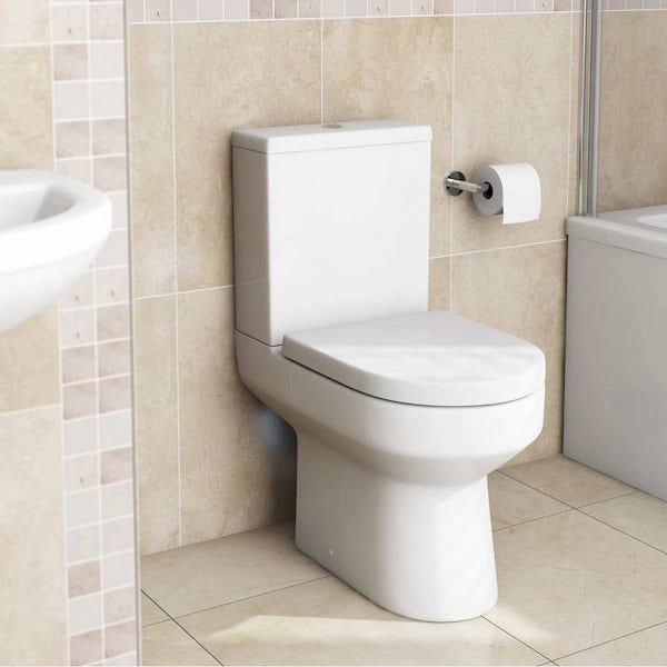 Oakley Bathroom Suite with Boston 1700 x 850 Shower Bath LH