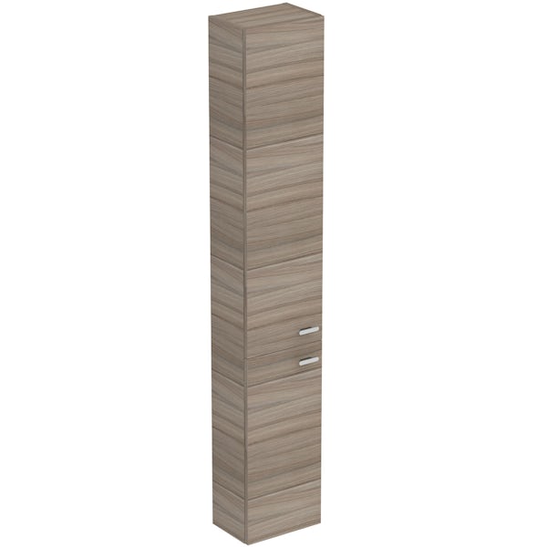 Ideal Standard Concept Space elm tall unit with two doors
