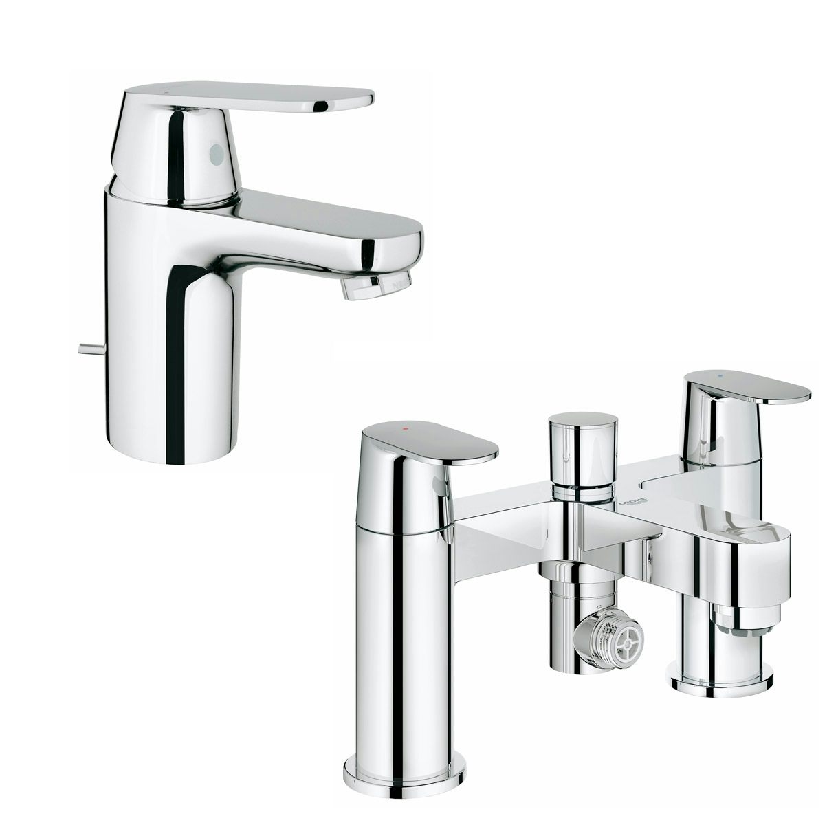 Grohe Eurosmart Cosmopolitan  basin and bath shower mixer tap pack