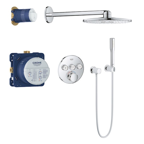Grohe Grohtherm SmartControl round Perfect Shower set