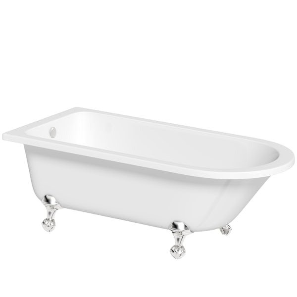 The Bath Co. Traditional single ended bath with ball and claw feet 1700 x 750