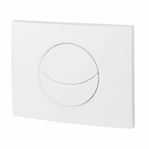 Macdee Wirquin universal wall hung frame inc. white push button cistern