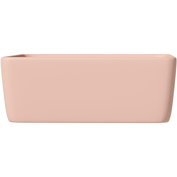 Mode Ellis pink square countertop basin 480mm