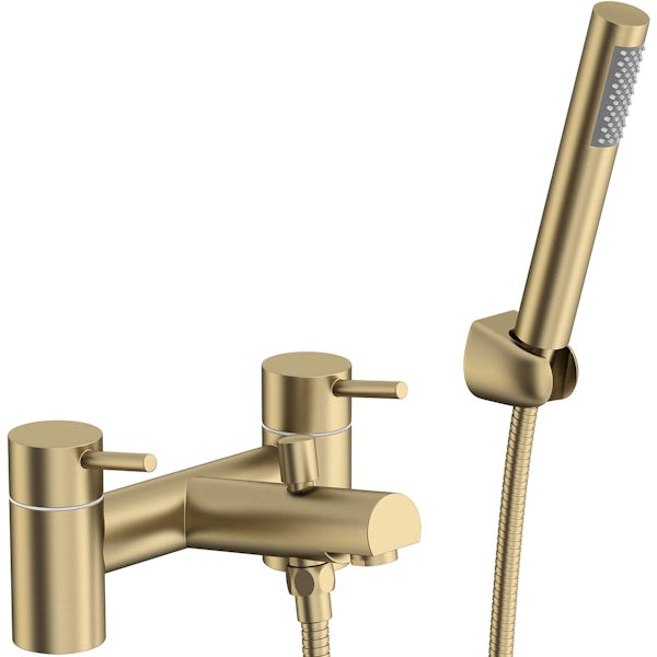 Orchard Eden brushed brass bath shower mixer tap