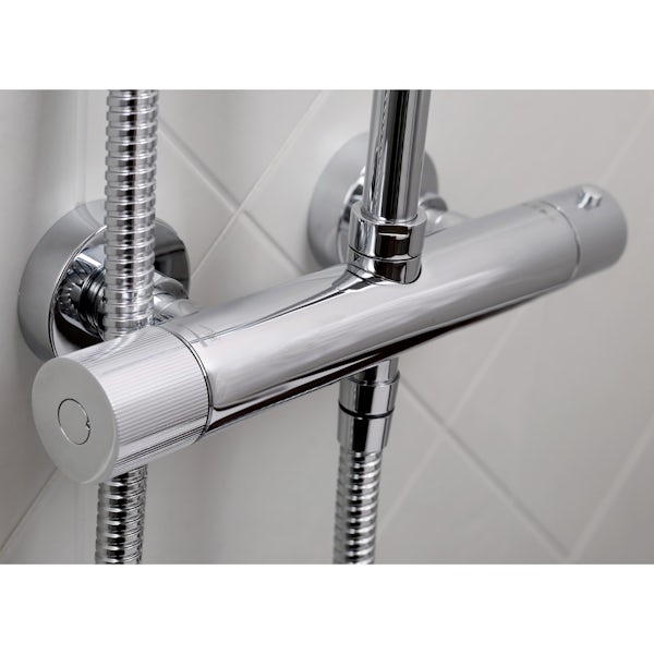 Bristan Carre thermostatic bar valve shower system