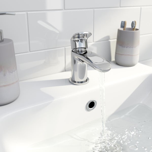 Orchard Arun cloakroom basin mixer tap with waste