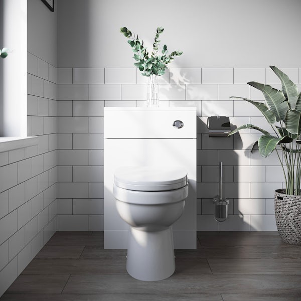 Orchard Elsdon white back to wall toilet unit 500mm
