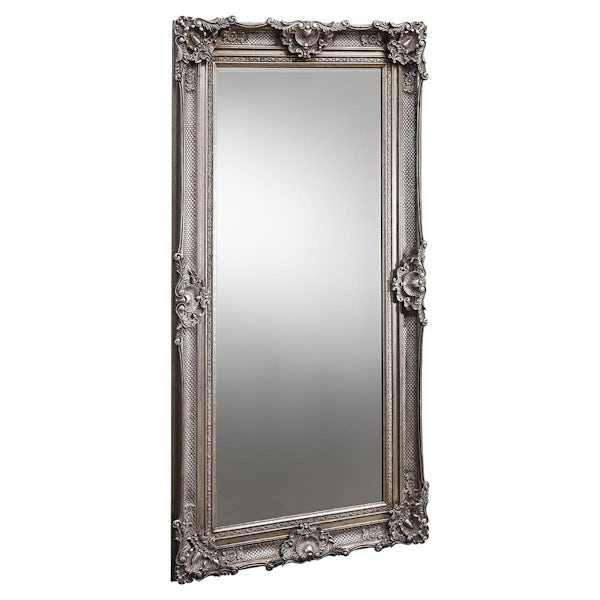 Accents Stretton silver leaner mirror 1770 x 880mm