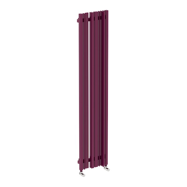 Sherwood purple violet vertical radiator 1600 x 330