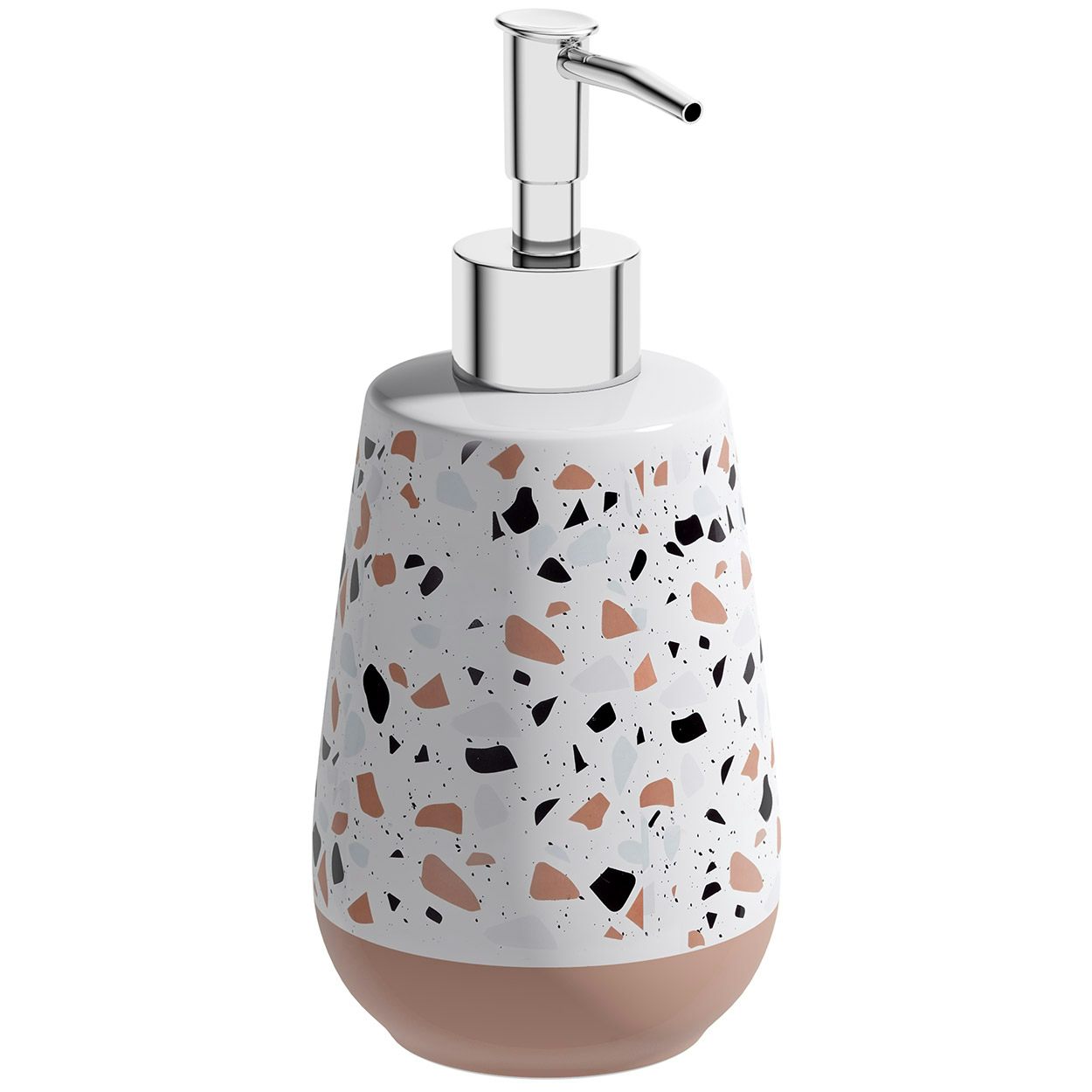 Accents Turin Terrazzo effect ceramic ceramic soap dispenser