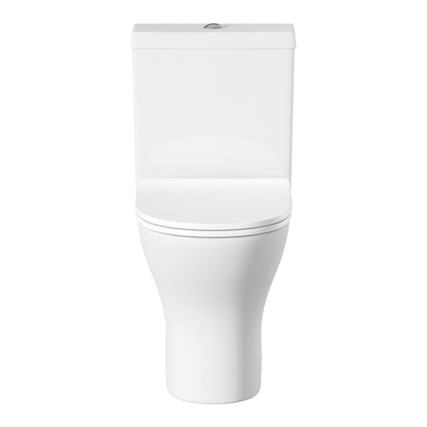 Derwent Round Close Coupled Toilet Including Soft Close Seat