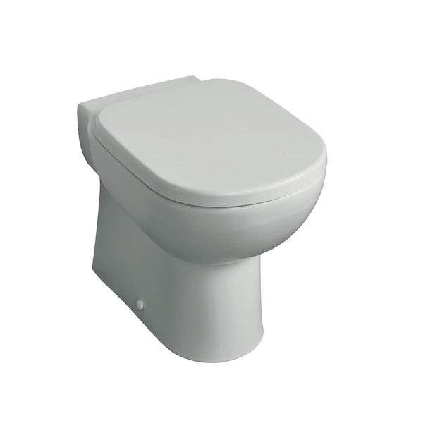 Ideal Standard Tempo back to wall toilet with soft close seat