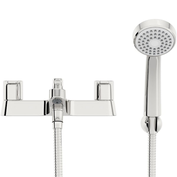 Ideal Standard Calista two tap hole deck mounted dual control bath shower mixer tap