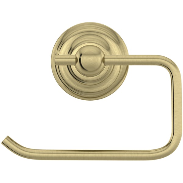 The Bath Co. 1805 gold toilet roll holder