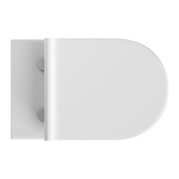 Mode Tate back to wall toilet in slimline soft close seat and concealed cistern