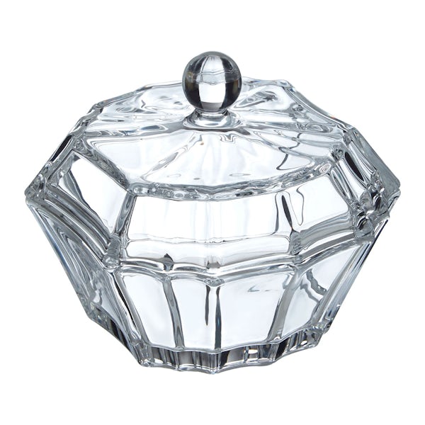 Accents Louvre clear glass storage jar