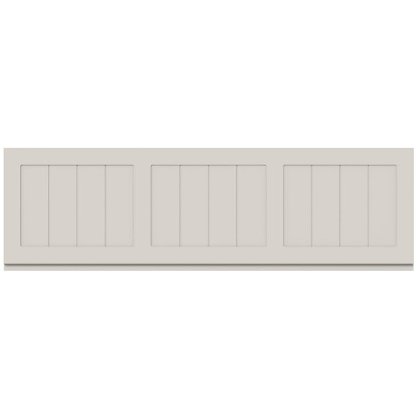 The Bath Co. Dulwich stone ivory wooden bath front panel 1700mm