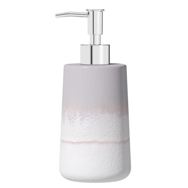 Accents grey ombre soap dispenser