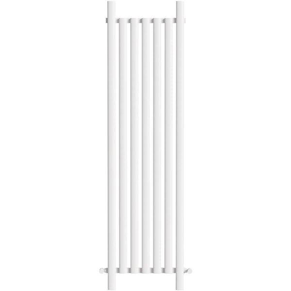 The Heating Co. Brunswick vertical textured white 1775 x 470 aluminium radiator