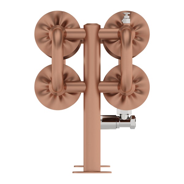 Ribbon copper horizontal radiator 190 x 1540