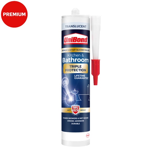 UniBond Triple protect translucent bathroom sealant