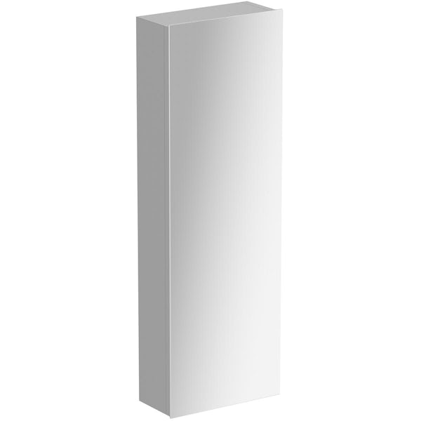Accents aluminium mirror cabinet 900 x 300mm