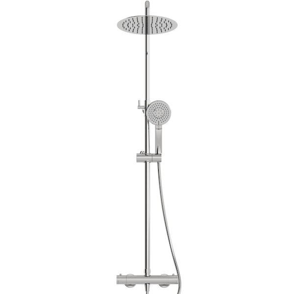 Orchard Kemp exposed thermostatic round shower set