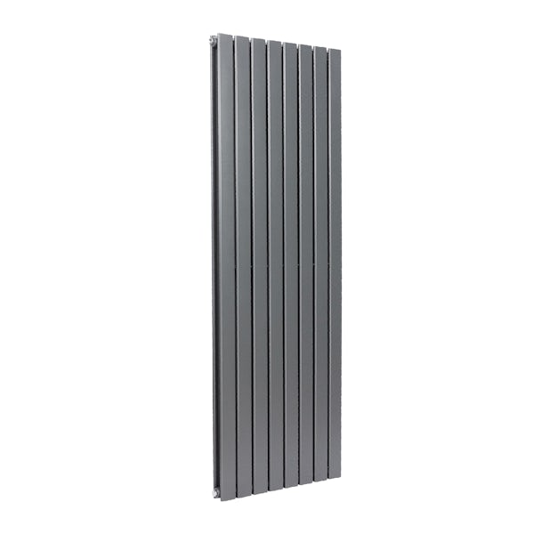 The Heating Co. Athena anthracite double vertical flat panel radiator