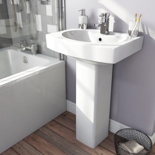 Wye Toilet and Basin Suite