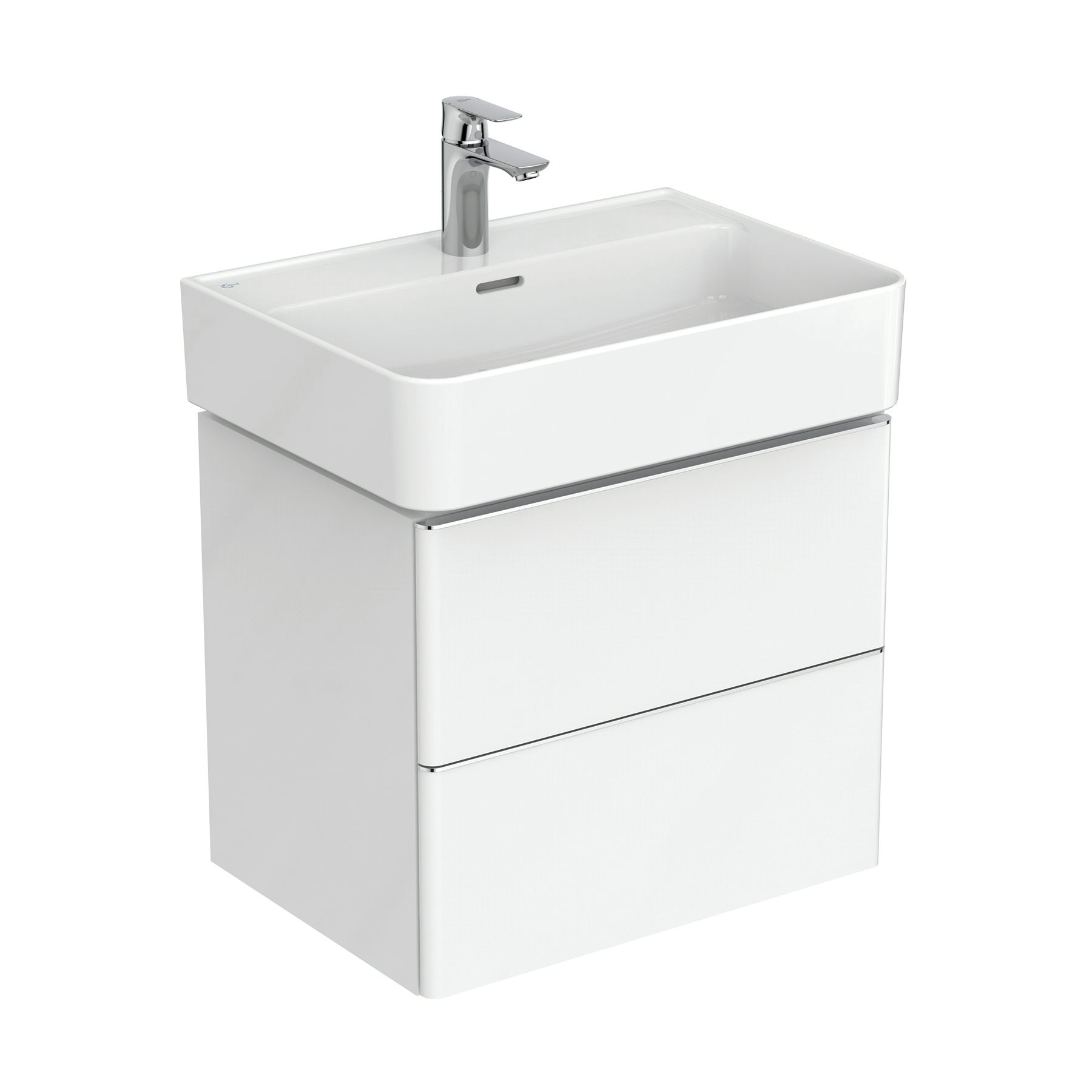 Ideal Standard Strada II white wall hung vanity unit and basin 600mm ...