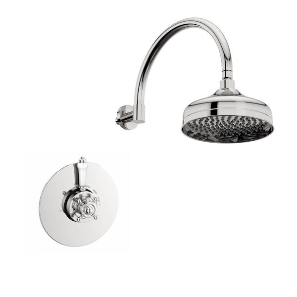 Dulwich Concentric Thermostatic Valve & Wall Shower Set