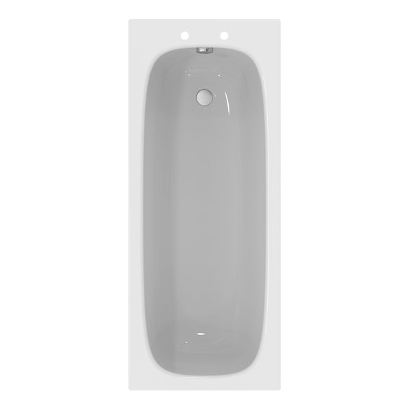 Ideal Standard i.life single ended bath 2 tap holes 1700 x 700mm