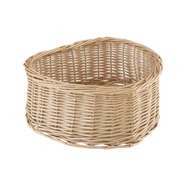 Heart shaped willow basket