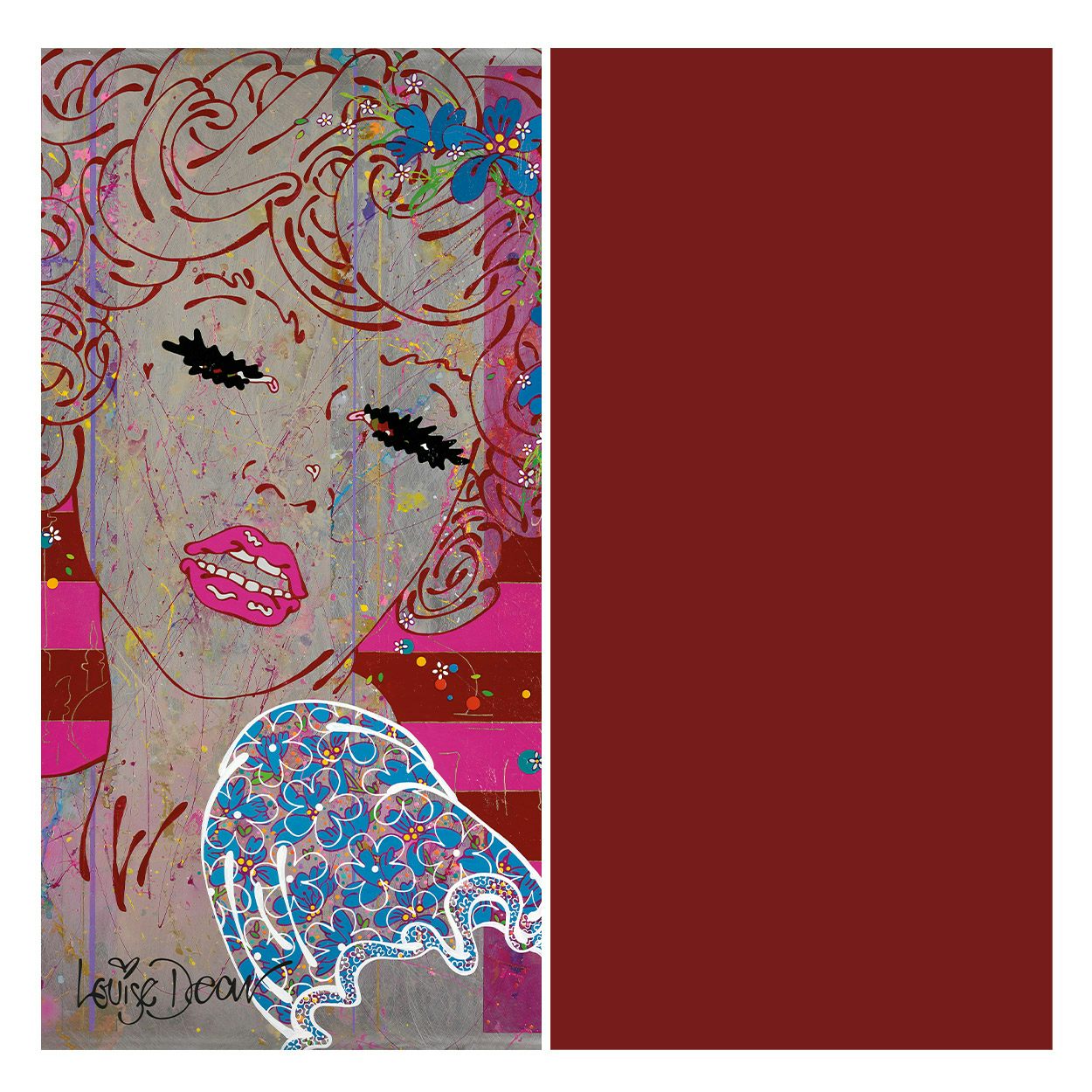 Louise Dear Brighton Belle Lippy Red shower wall panel pack